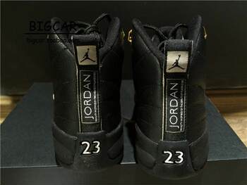 ສິນຄ້າແນະນຳ: Air Jordan 12 Master Joe 12 black gold AJ12 GS 153265-013