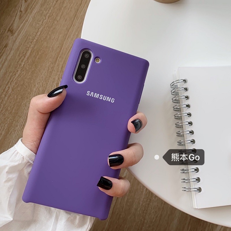 三星note8手机液态硅胶note9壳note10+plus原装款保护套男女note20ultra防摔 - 图0