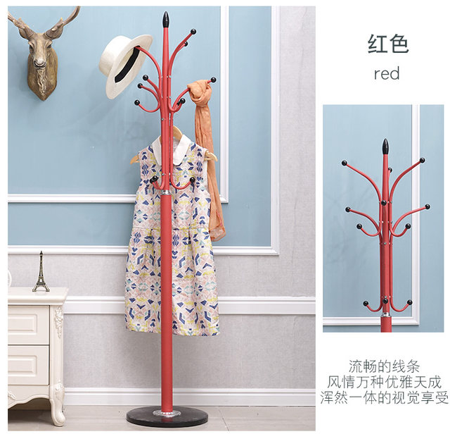 Coat rack wrought iron marble floor standing sale quick sale