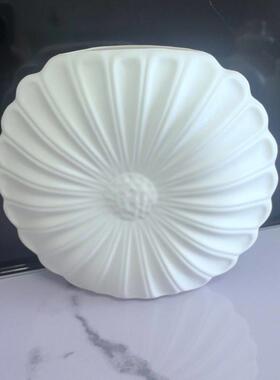 塑料北欧抽象艺术仿陶瓷玄关花插桌面装饰客厅摆件插花花瓶花盆