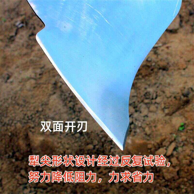 人工手拉偏犁翻土侧翻加厚锰钢三角锄头松土农用种菜开沟起垄神器,淘宝优惠券,粉丝福利购,淘宝优惠卷
