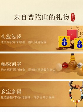 普陀山十八籽菩提佛珠手串正品