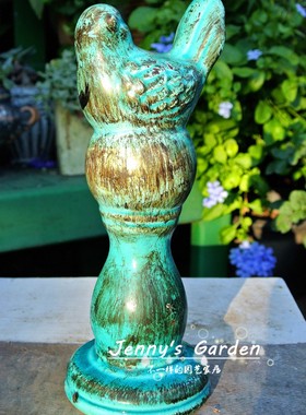 美式风书桌窗台陶土摆件