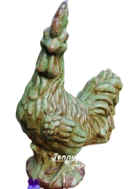 法式风陶土窗台孤品摆件