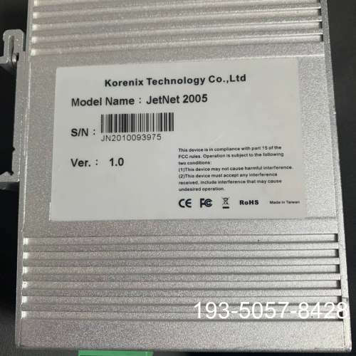 Korenix科洛理思JetNet2005交换机，面板一处详谈报价 - 图1