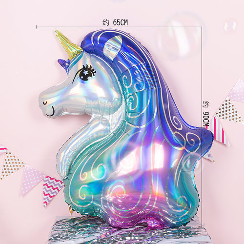 Magic Unicorn Party Little Pony balloons独角兽生日派对装饰品-图1