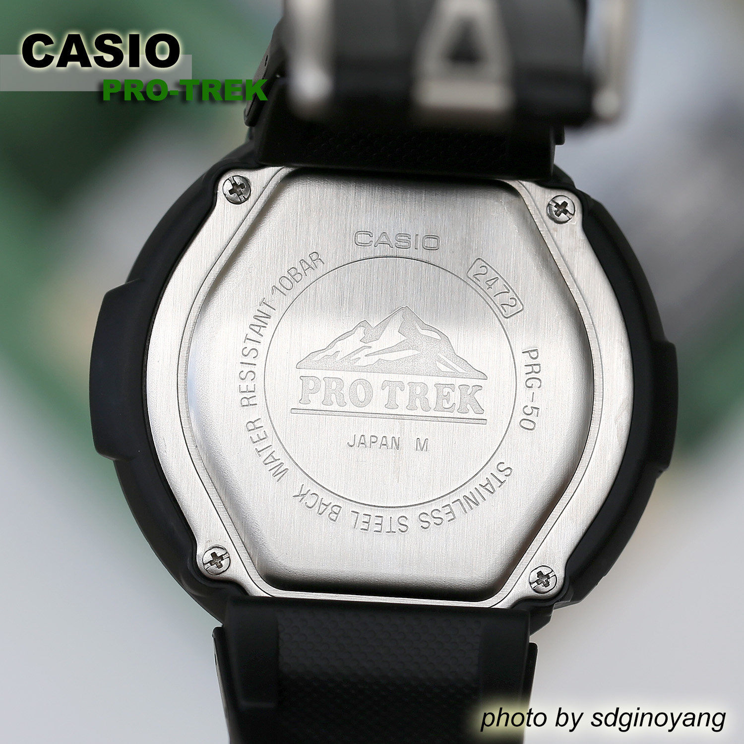 CASIO 卡西欧PRO-TERK PRG-50BCJ-1JR初代太阳能黑钛登山全新结束