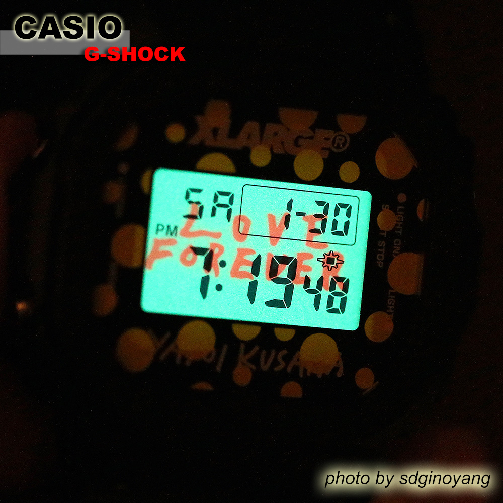 卡西欧G-SHOCK YayoiKusama草间弥生X-LARGE DW-5600方块全新现货 - 图1