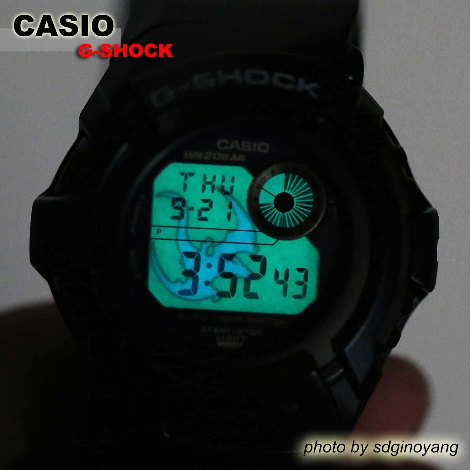 G-SHOCK卡西欧99年限定情侣对表LOV99A-2蓝 独特变背光图全新现货 - 图1