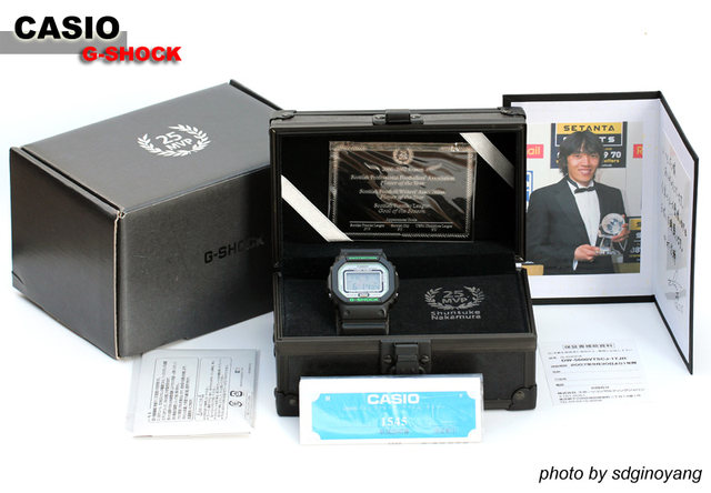 G-SHOCK DW-5600VTSCJ-1TJR Shunsuke Nakamura MVP global limited edition 2007 pieces new in stock