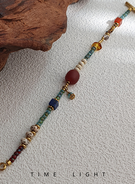 天然多宝新中式小米珠串珠手链