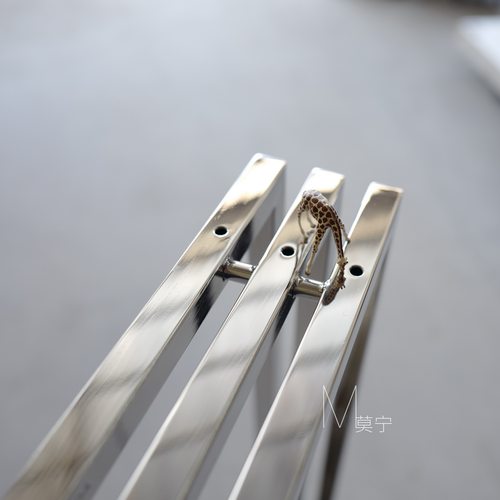 A072  简约直线条方形不锈钢桌脚  莫宁定制 - 图1