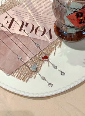 S925银纯银新款葫芦流苏纯银项链不褪色礼盒礼袋新年顺丰3