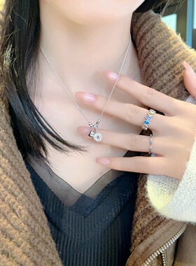 S925银钱币葫芦项链不褪色马年新年送礼盒礼袋顺丰2