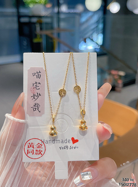 S925银纯银镂空葫芦银项链不褪色女神节送礼盒礼袋顺丰包邮3