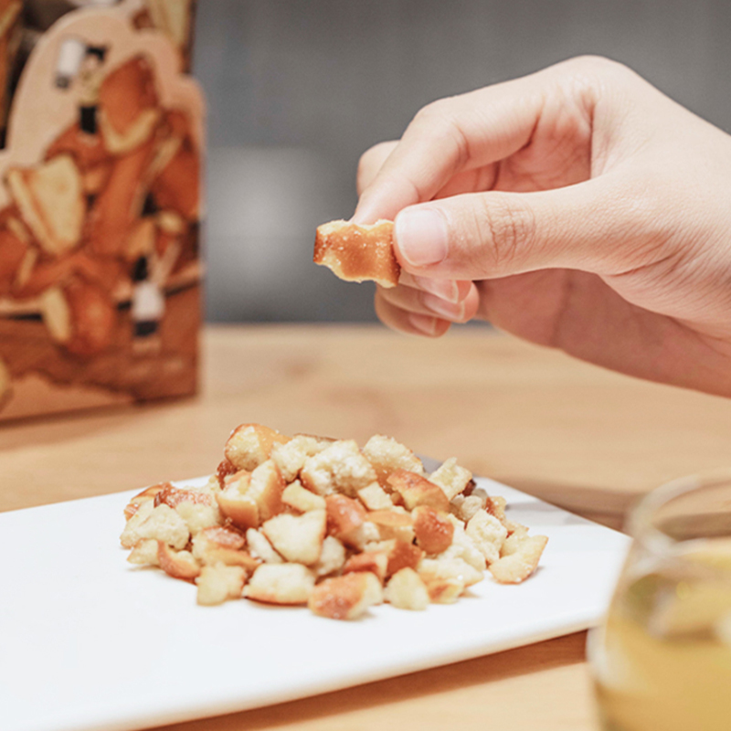 茶颜悦色面包丁香脆咸甜面包干脆酥糕点心海盐焦糖风味饼干小零食 - 图1