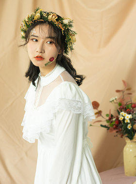 新娘风结婚配饰影楼拍照道具花环
