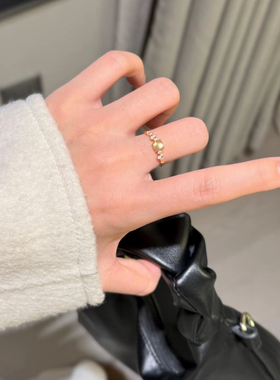 日进斗金日进斗银戒指活口戒指送对象送女友高级礼物