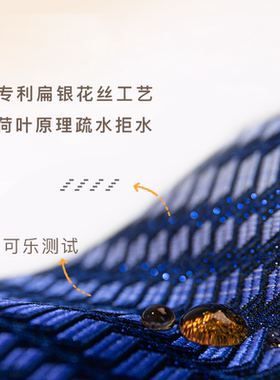 意大利高档桑蚕丝珐琅镶银丝领带