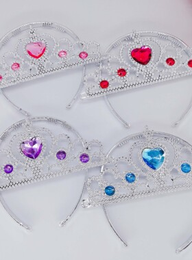 儿童饰品冰雪奇缘皇冠魔法棒套装女王公主女孩发箍配饰女童饰品