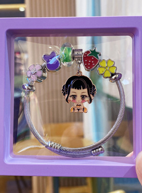 新款潘家女孩手链猎魔女团卡通动漫手链外贸畅销跨境手串手饰批发