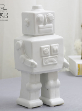 宇航员儿童房样板间花瓶人物模型
