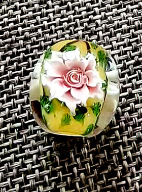 手工琉璃珠十二花神DIY饰品配件钥匙扣挂件包挂吊坠