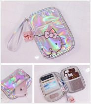 KITTY Passport Bag Ticket Intake Package Large Capacity Documents Bag Passport Clip Waterproof Protective Sheath Multifunction Wallet