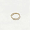 French Cream Pearl Foot Ring Stretchy Stackable