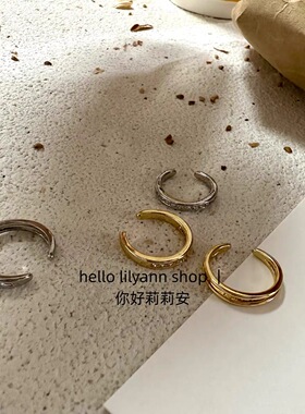 复古轻奢绿松石镶钻开口脚戒指