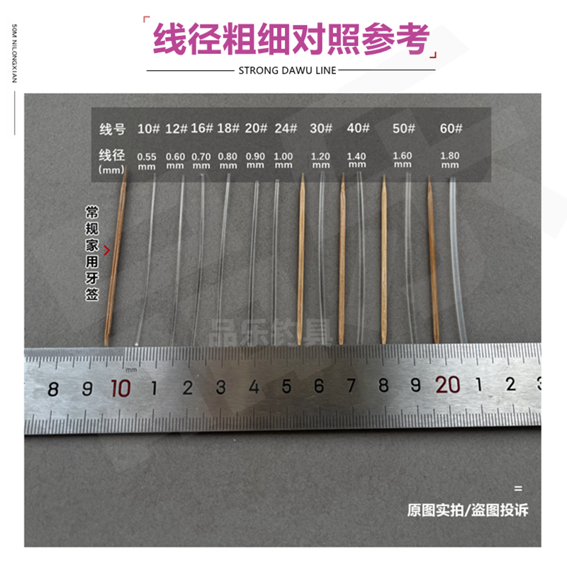 特粗大号锚鱼线 500米100米青鲟大物主子线海杆钓线12 14 16 18号-图0