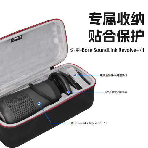 适用BoseSoundLink Revolve+II音响收纳包博士水壶蓝牙音箱保护套 - 图0