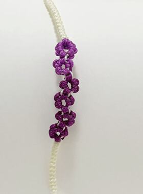 有钱花招桃花手链樱花手绳招财花