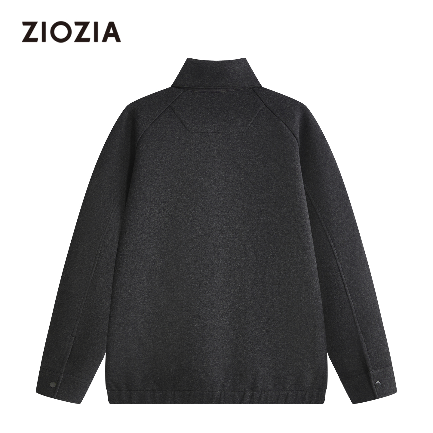 【仿毛呢】ZIOZIA通勤男装25秋冬微阔休闲毛呢夹克外套ZWJE3612F - 图0