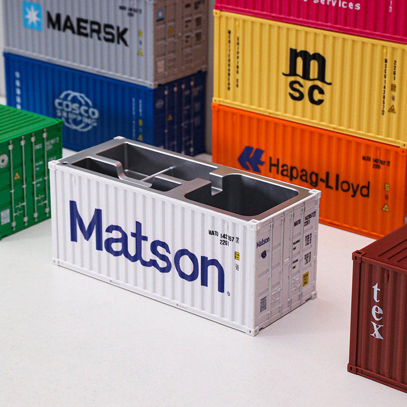 20尺1:30集装箱模型摆件仿真塑料笔筒名片盒商务礼品可定制加印图,淘宝优惠券,粉丝福利购,淘宝优惠卷