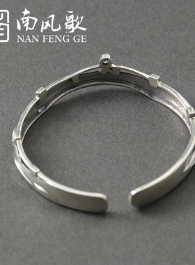 南风歌原创抱柱纯银爱情节日手镯