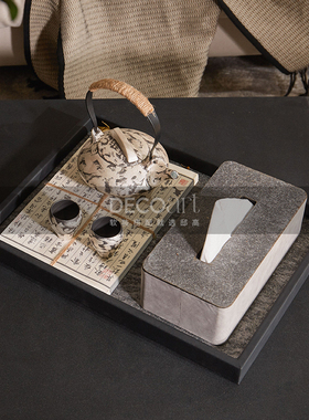 邸高竹叶纹铁高档茶壶摆件