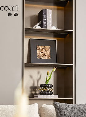 样板间客厅展示柜酒柜装饰品陈列