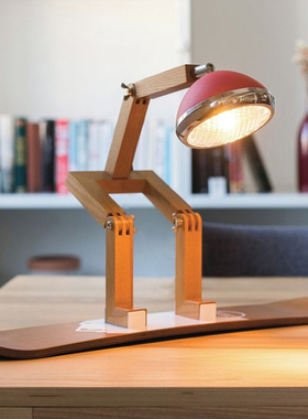 Mr.Wattson木质台灯摆件照明