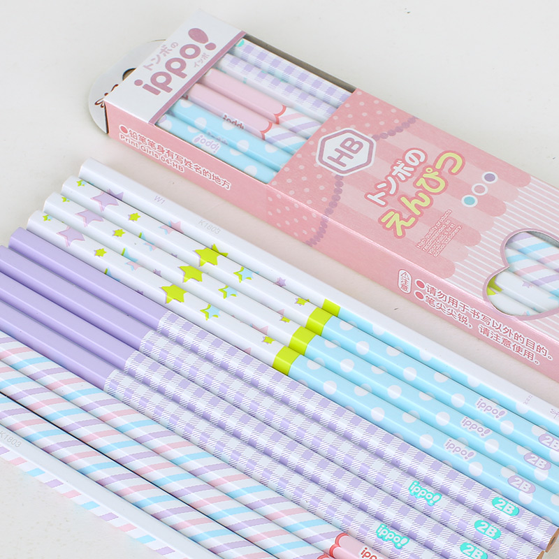 日本蜻蜓木杆铅笔TOMBOW小学生铅笔IPPO系列二年级初学不易断铅笔 - 图2
