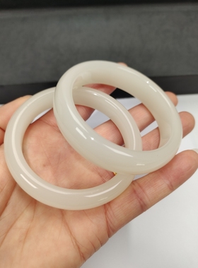 仿和田玉抗摔耐磨手镯乳化玻璃