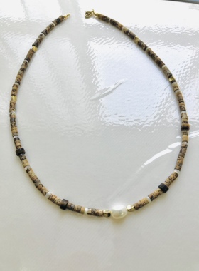 原创设计复古亚马逊天然石珍珠