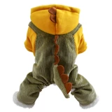 Утепленный демисезонный пуховик, динозавр, куртка, домашний питомец