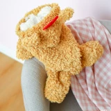 Одежда для щенка бишон медведь плюшевая помесяна бархатная утолщенная хлопчатобумажная одежда Домашние животные осень и зимняя одежда люблю четвероногую любовь хлопковая одежда