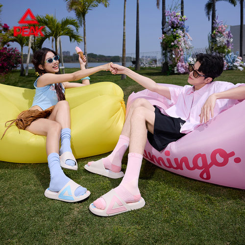 匹克态极拖鞋男情侣款夏季外穿潮鞋篮球运动防滑太极沙滩凉拖鞋女 - 图2