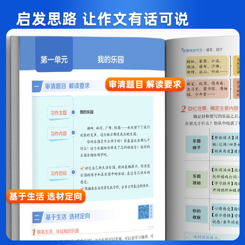 2025秋五星学霸同步作文小学生一二年级看图写话三年级四五六年级上册下册语文人教版阅读理解专项训练书优秀满分作文范文大全5星