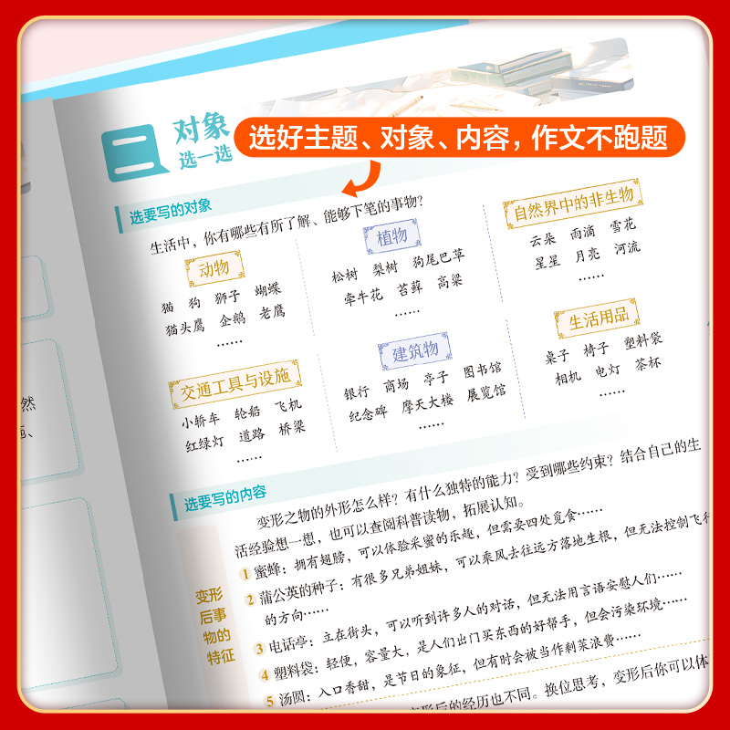 53基础练同步作文5.3作文素材大全三四五六年级上下册人教版小学生五三天天练语文句式大全口算大通关同步训练必背文学常识曲一线 - 图3