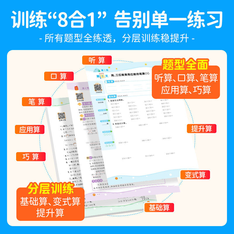 2025新版阳光同学寒假衔接阅读+口算题+同步练字帖人教版一二三四五六年级上册小学语文作业课外阅读理解练习册天天练预复习一本通