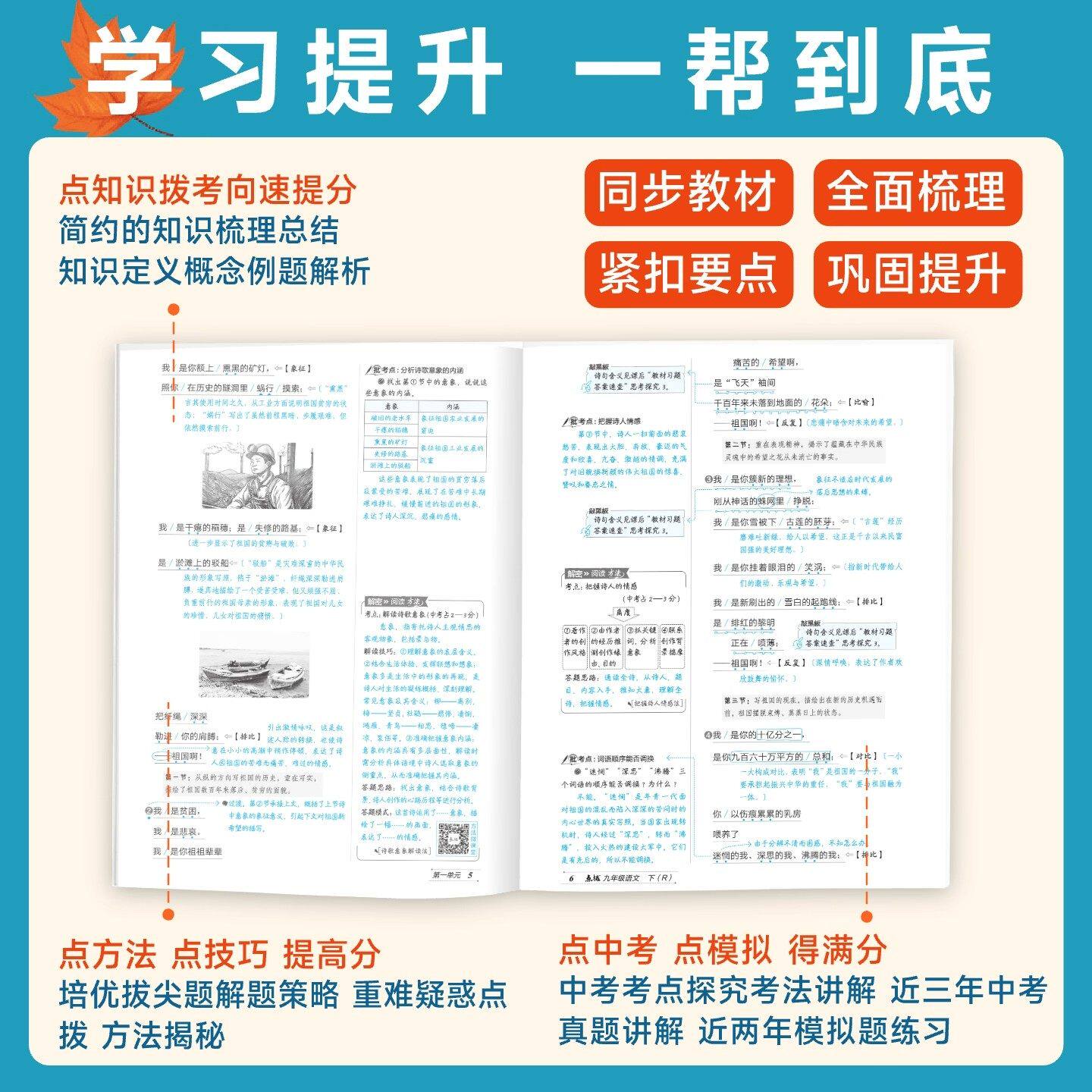 2026点拨训练初中七八九年级上册下册语文数学英语人教版北师安徽专版外研沪科初一初二三同步教材全解读随堂课堂笔记教辅书荣德基