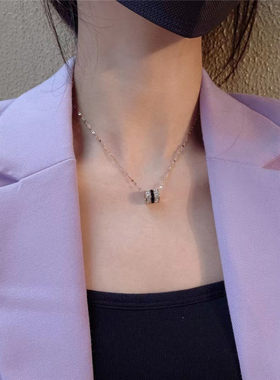 高质感项链女轻奢小众小蛮腰锁骨链2021新款潮钛钢百搭韩版不褪色